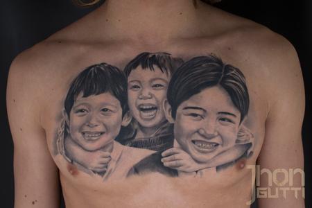 Tattoos - TRIPLE PORTRAIT - 115482